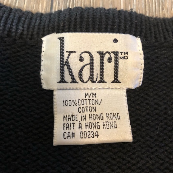 Vintage 80’s The Bay Embroidered Floral Cardigan - Picture 9 of 17